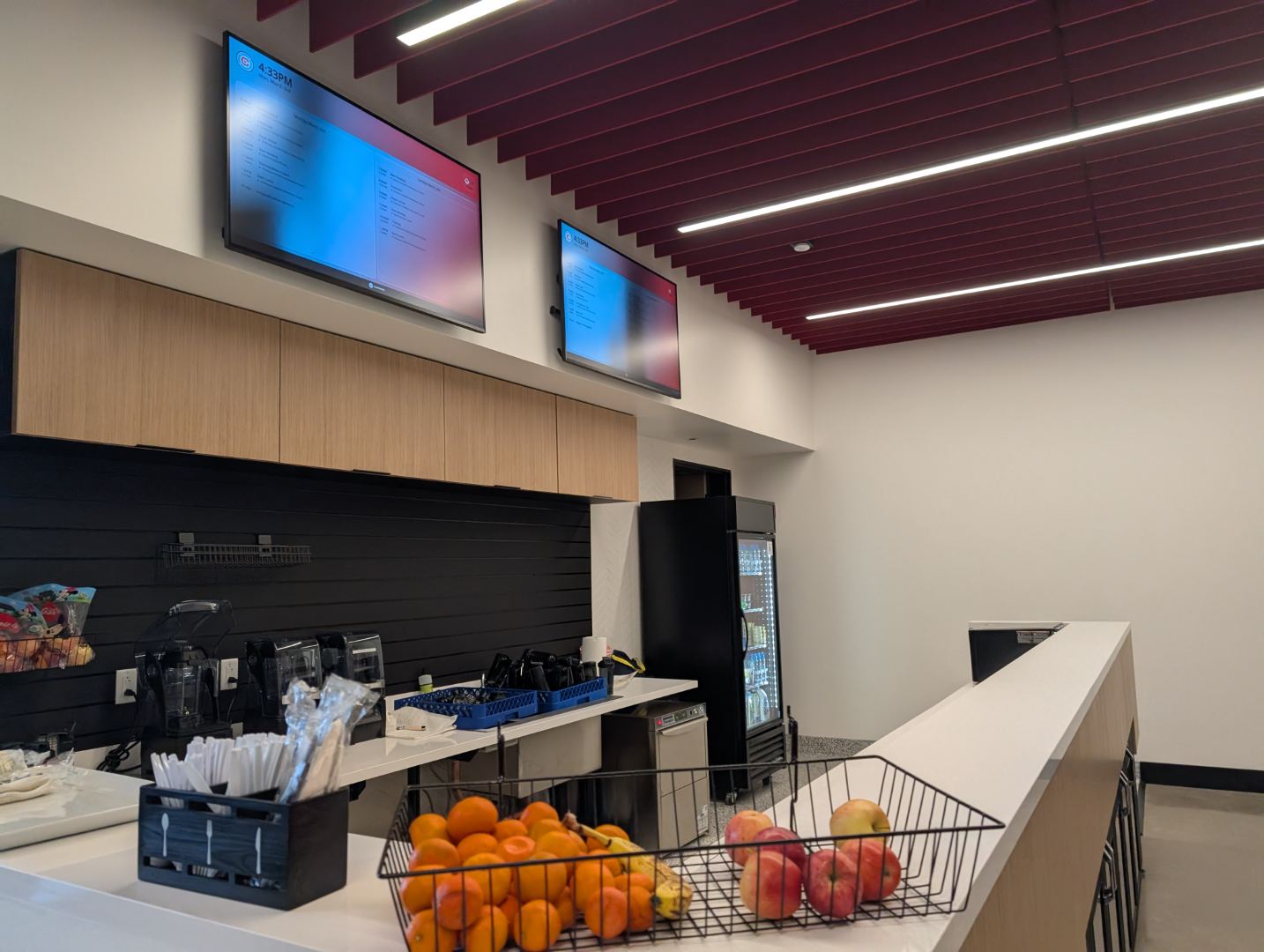 Nutrition bar area of the Endeavor Health Performance Center on March 3, 2025