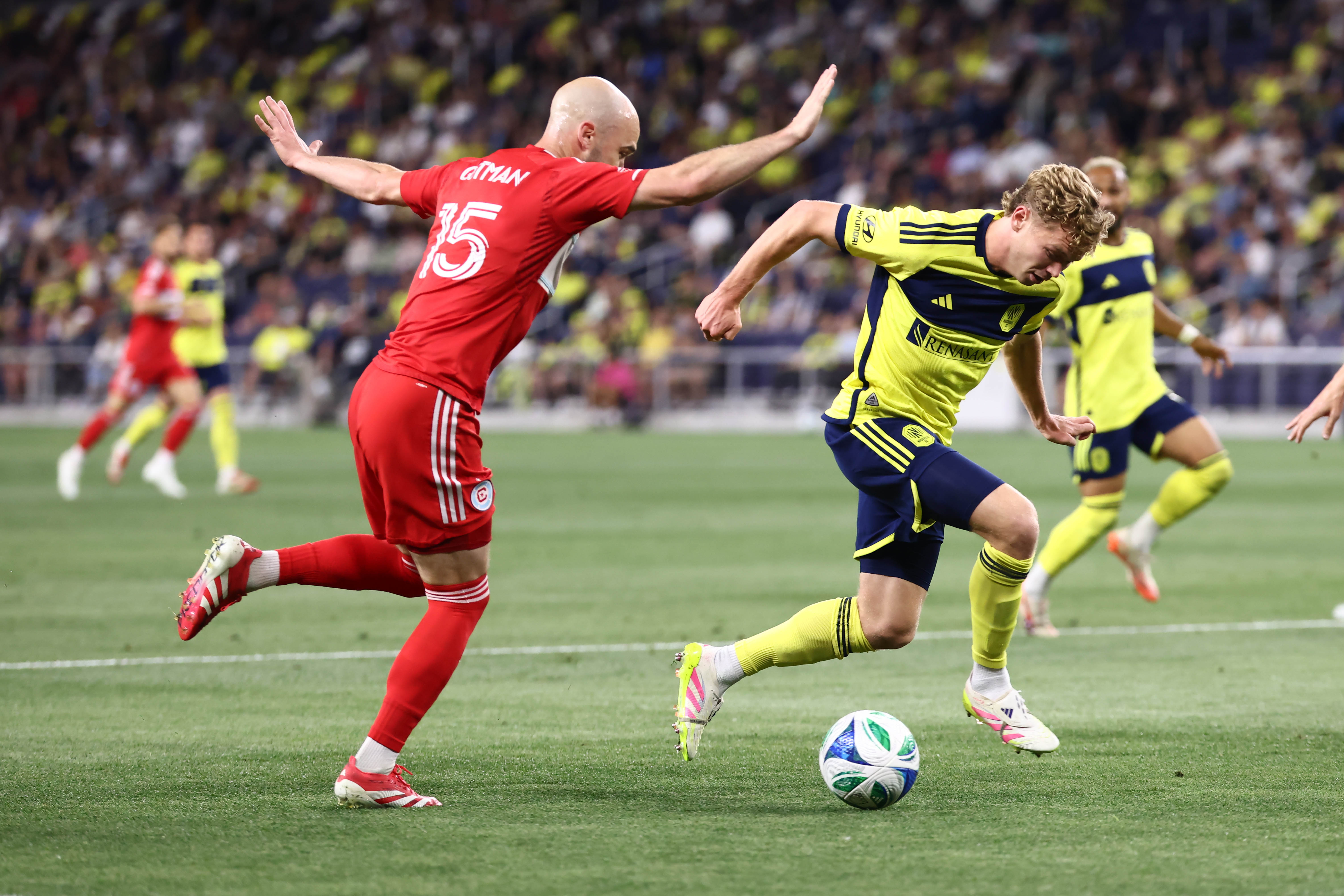 Andrew Gutman against Nashville SC