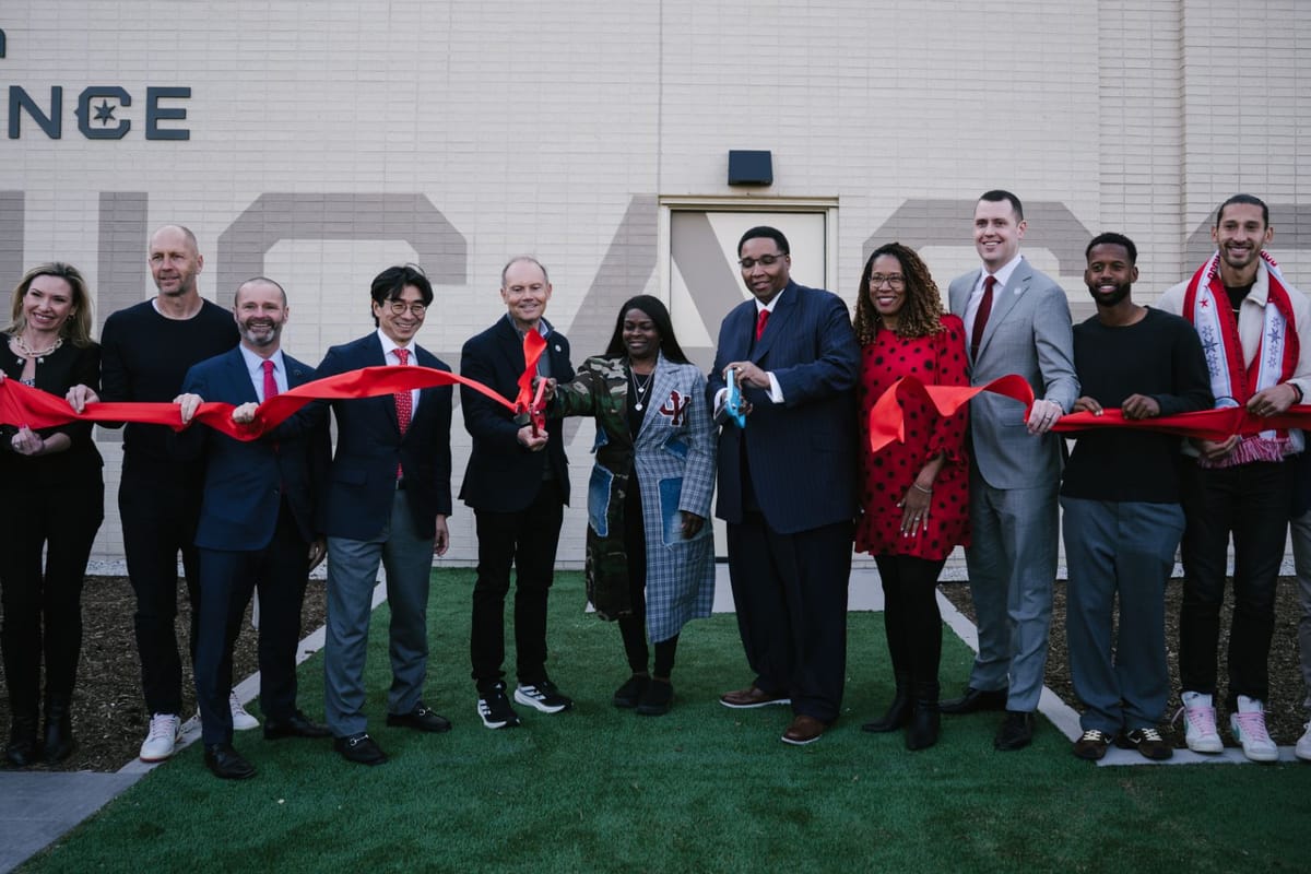 Chicago Fire Endeavor Health Performance Center Ribbon Cutting