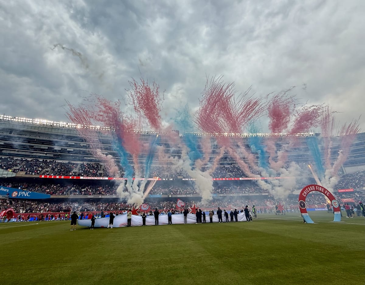 Soldier Field fireworks