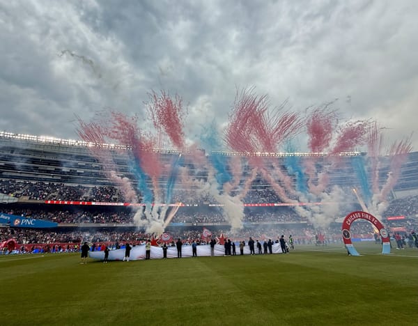 Soldier Field fireworks